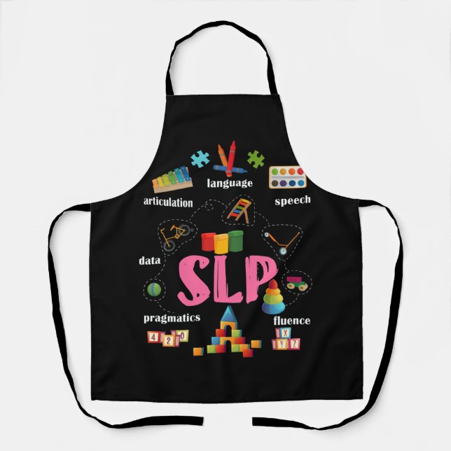 Speech Language Pathologist Paediatrics Scope of P Apron (Front)