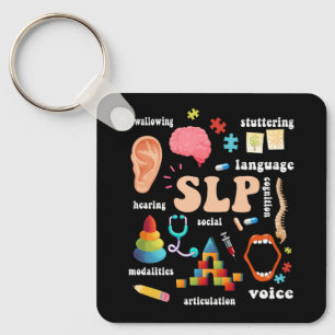 Speech Language Pathologist Pathology Speech Thera Key Ring