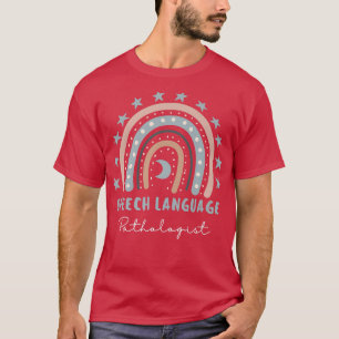 Speech Language Pathologist Rainbow Speech Therapy T-Shirt