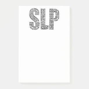 Speech Language Pathologist SLP Post-it Notes