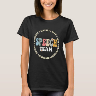 Speech Language Pathologist Speech TEAM Therapy Sq T-Shirt