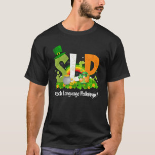 Speech Language Pathologist St Patrick's Day SLP T T-Shirt