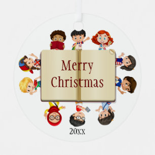 Speech-Language Pathologist, Teacher Child Worker Metal Tree Decoration