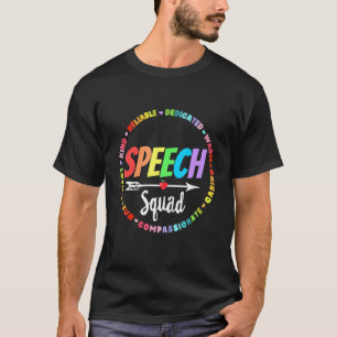 Speech Language Pathologist Therapy Groovy Speech  T-Shirt