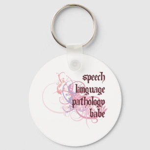 Speech Language Pathology Babe Key Ring