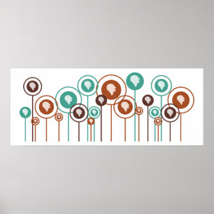 Speech Language Pathology Daisies Poster