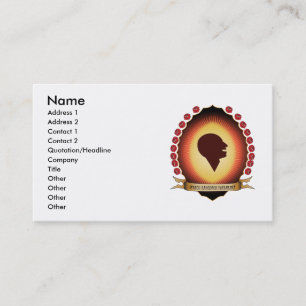 Speech Language Pathology Mandorla Business Card