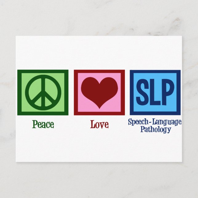 Speech Language Pathology Postcard (Front)