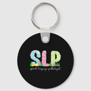 Speech Language Pathology Slp Easter Speech Therap Key Ring
