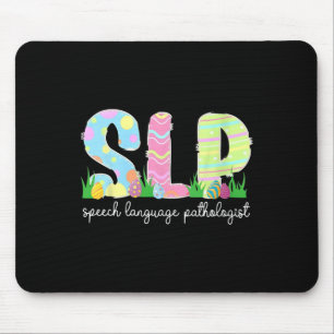 Speech Language Pathology Slp Easter Speech Therap Mouse Mat