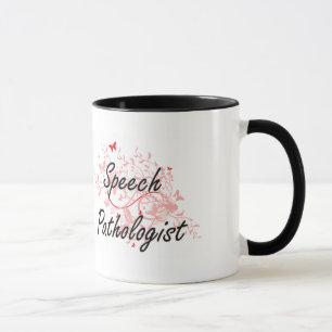 Speech Pathologist Artistic Job Design with Butter Mug
