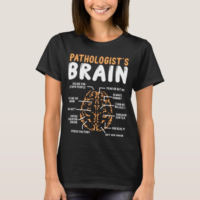 Speech Pathologist Brain Speech Language Therapy T-Shirt (Front)