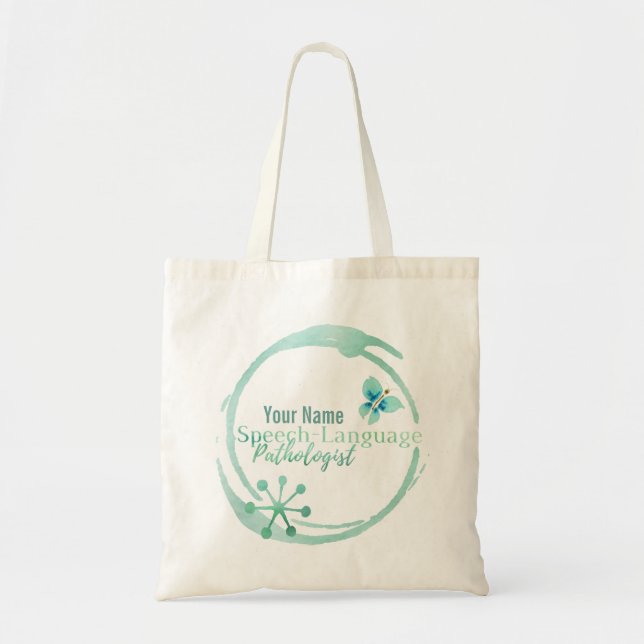 Speech Pathologist's Fresh Design Tote Bag (Front)