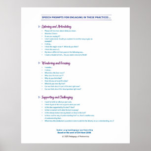 Speech Prompts Poster 24x30