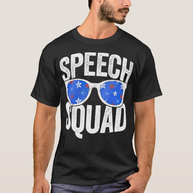 Speech Squad Funny Language Pathologist  best frie T-Shirt (Front)