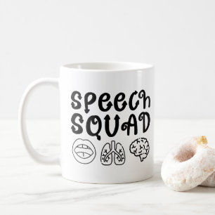 Speech Squad Pathology Teacher Birthday Present Coffee Mug
