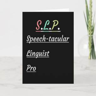 Speech-Tacular Linguist Pro   SLP Gift Card