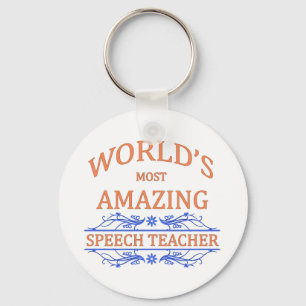 Speech Teacher Key Ring