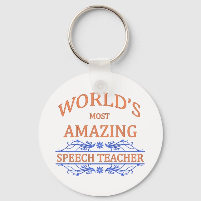 Speech Teacher Key Ring (Front)