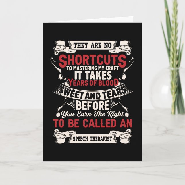 Speech Therapist Card (Front)