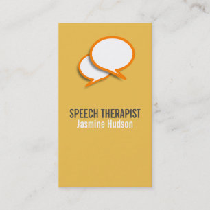 Speech Therapist Counseling Centre Business Card