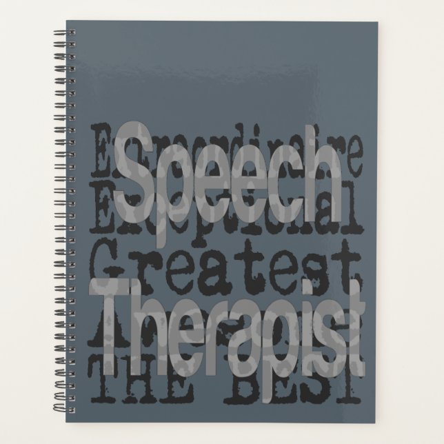 Speech Therapist Extraordinaire Planner (Front)