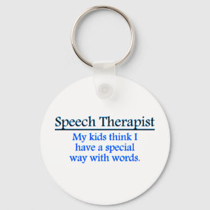 Speech Therapist Key Ring