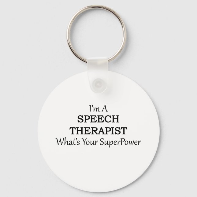 SPEECH THERAPIST KEY RING (Front)