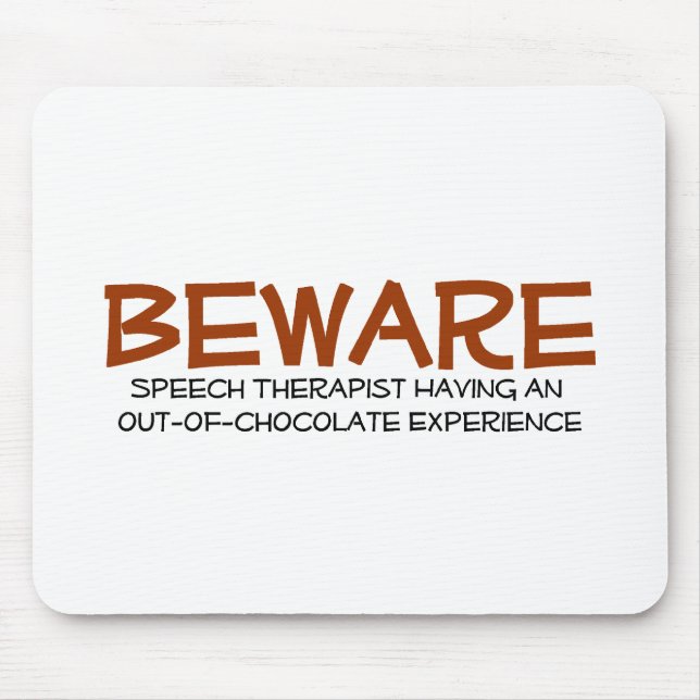 Speech Therapist Mouse Mat (Front)