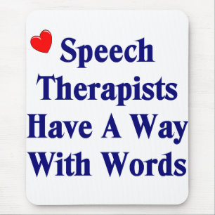 Speech Therapist Mouse Pad
