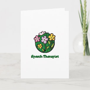 Speech Therapist Thank You Card