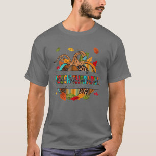 Speech Therapist Thankful Grateful Blessed Pumpkin T-Shirt