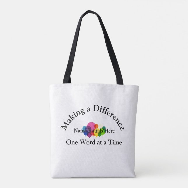 Speech Therapist Tote (Back)