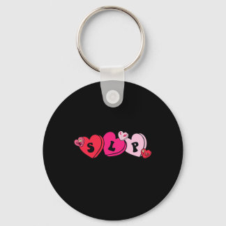 Speech Therapist Valentine's Day  Key Ring