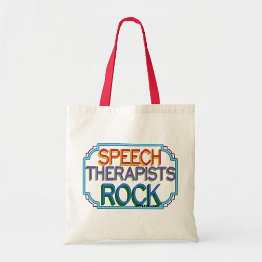 Image of Speech Therapists Rock Tote Bag