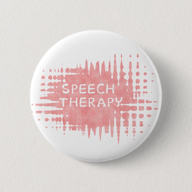 Speech Therapy 6 Cm Round Badge (Front)