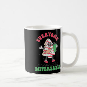 Speech Therapy Christmas Everyone Communicate Diff Coffee Mug