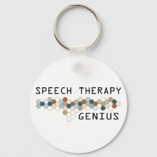 Speech Therapy Genius Key Ring