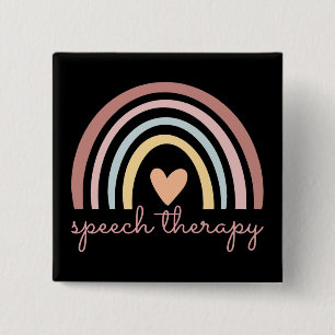 Speech Therapy I 15 Cm Square Badge