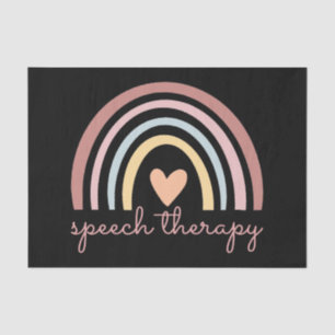 Speech Therapy I - Boho Rainbow Tissue Paper