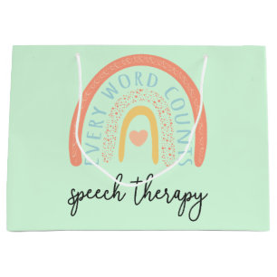 Speech Therapy II - Every Word Counts Large Gift Bag