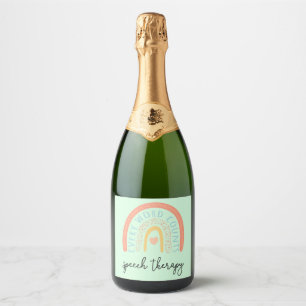 Speech Therapy II - Every Word Counts Sparkling Wine Label
