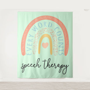 Speech Therapy II - Every Word Counts Tapestry