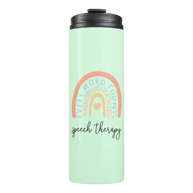 Speech Therapy II - Every Word Counts Thermal Tumbler (Front)