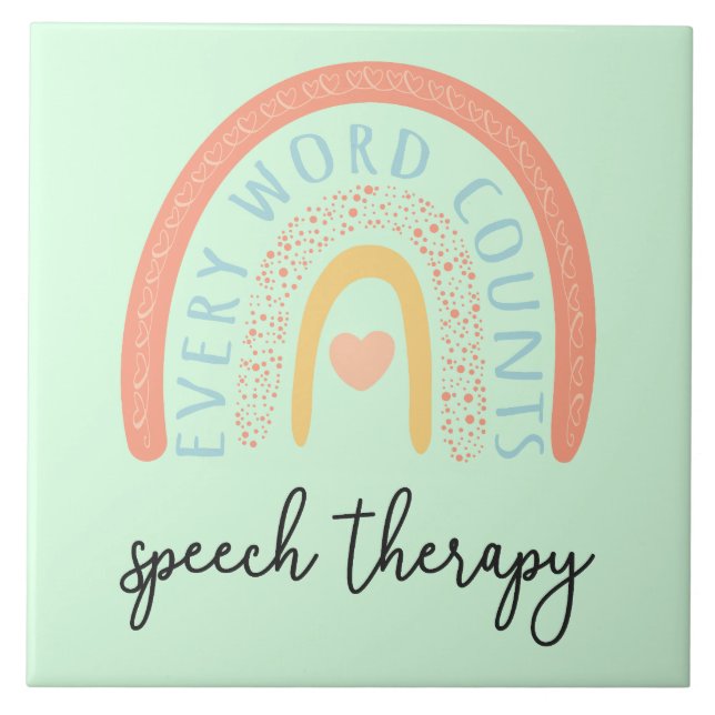 Speech Therapy II - Every Word Counts Tile (Front)
