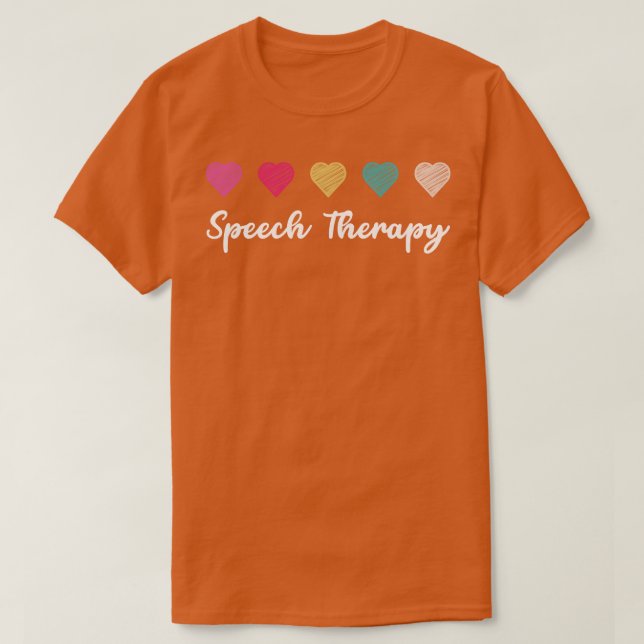Speech Therapy Language Learning T-Shirt (Design Front)