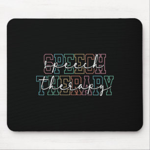 Speech Therapy Language Pathologist Therapist Slp  Mouse Mat