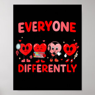 Speech Therapy Language Pathologist Valentines Day Poster