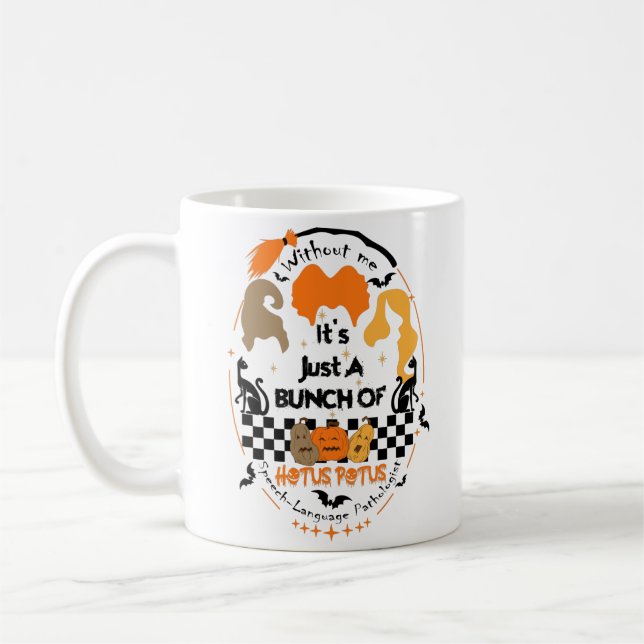 Speech Therapy Shirt, Speech Therapy Coffee Mug (Left)