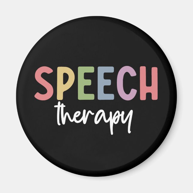 Speech Therapy SLP Speech Pathologist Gifts Magnet (Front)